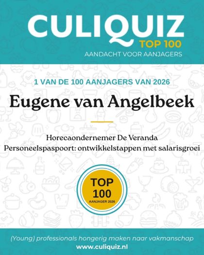 CuliQuiz Top 100 2026: Eugene van Angelbeek, Horecaondernemer De Veranda
